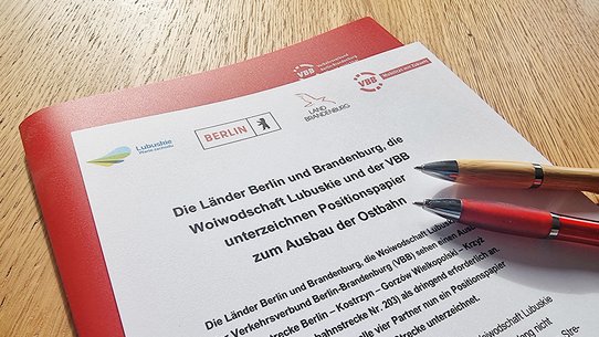 Berlin, Brandenburg, Lubuskie und der VBB - Positionspapier zum Ausbau der Ostbahn