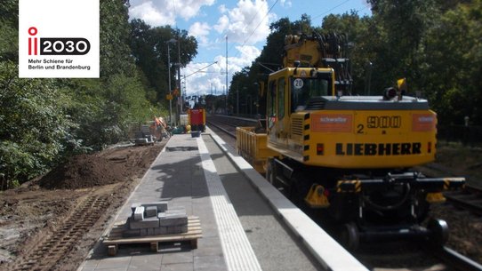 i2030-Bahnsteigverlängerung RE1: Stationen Potsdam Park Sanssouci und Hangelsberg