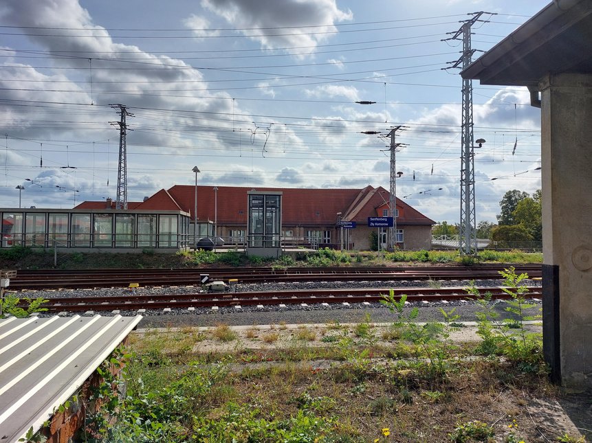 Empfangsgebäude Senftenberg in Entwicklung Empfangsgebäude Senftenberg in Entwicklung