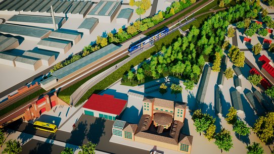 i2030: Heidekrautbahn: Start der 2. Bauphase am Bahnhof Berlin-Wilhelmsruh  