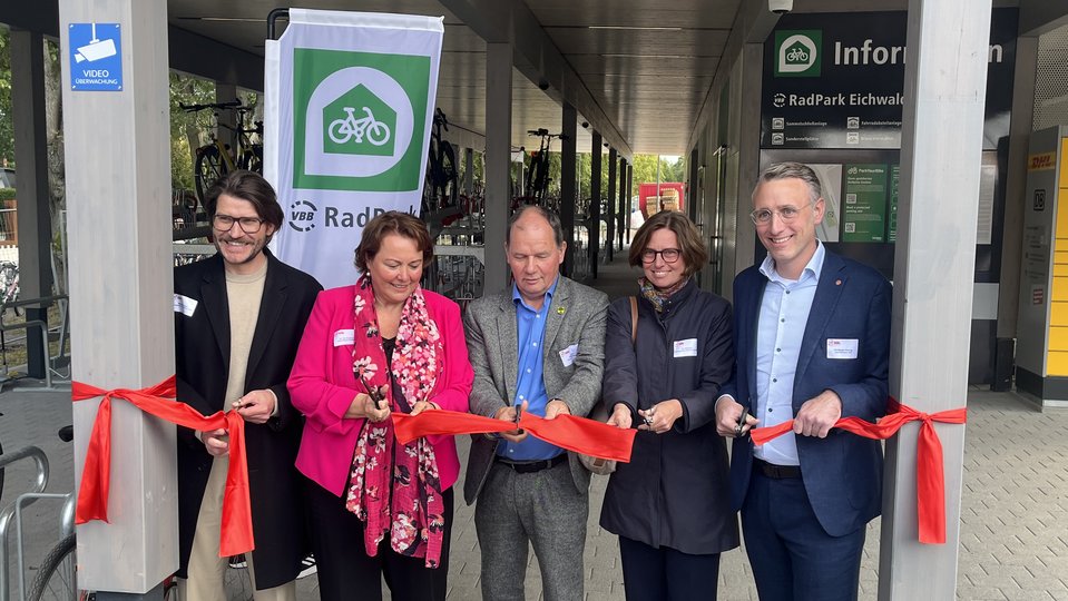 Eröffnung VBB-RadPark in Eichwalde