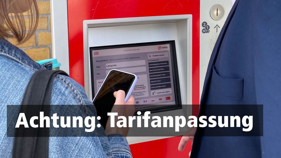 Tarifanpassung ab dem 1. Januar 2025