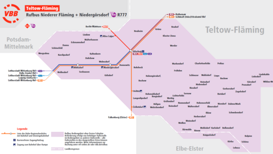 Rufbus Niedergörsdorf und Niederer Fläming